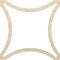 Ekena Millwork 23 38W x 23 38H x 38T Small Lilley Decorative Fretwork Wood Ceiling Panels, Birch CELW23X23X0375LEYBI - alternate 7